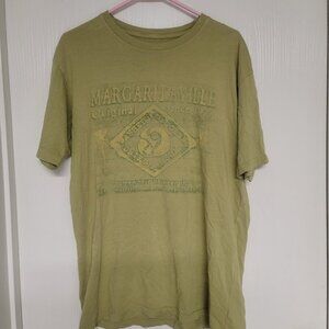 mens light green faded margaritaville t shirt